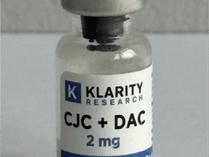 CJC + DAC 2mg lyophilised research compound vial with aluminium cap
